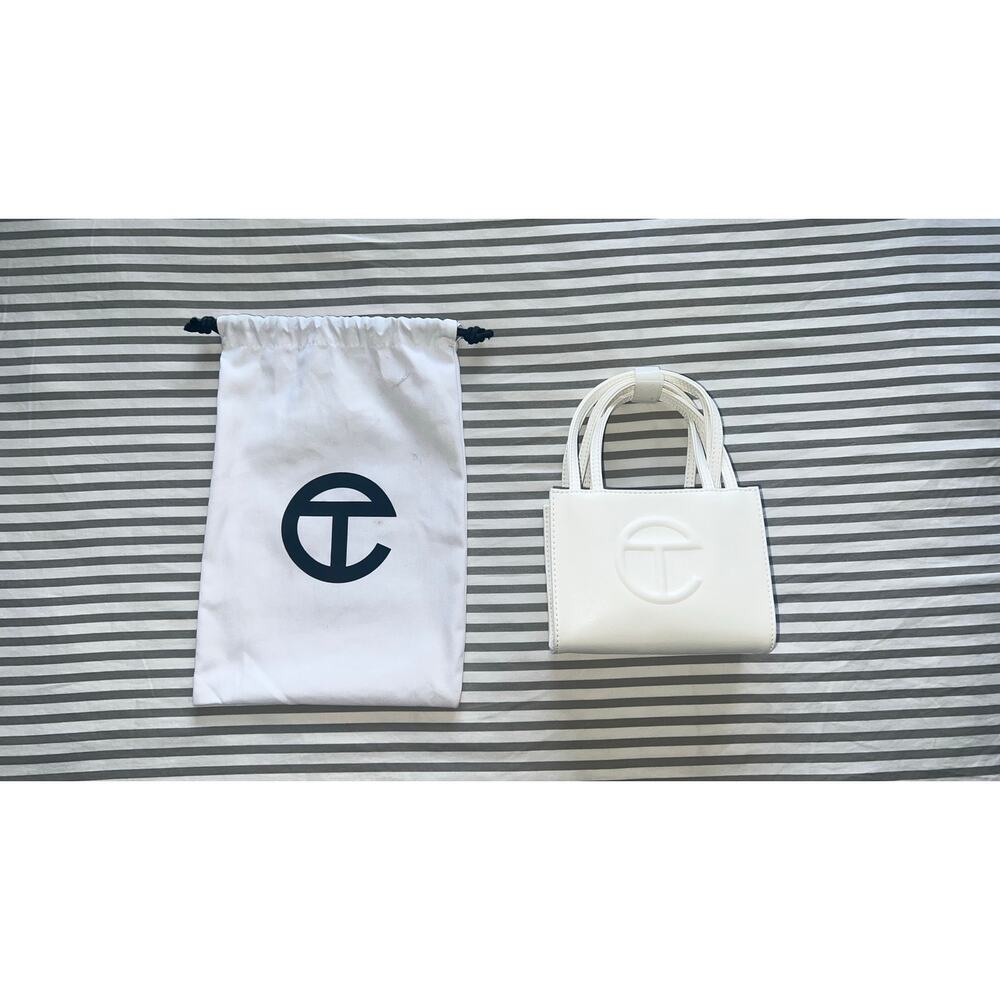 White Telfar Small Shopping Bag